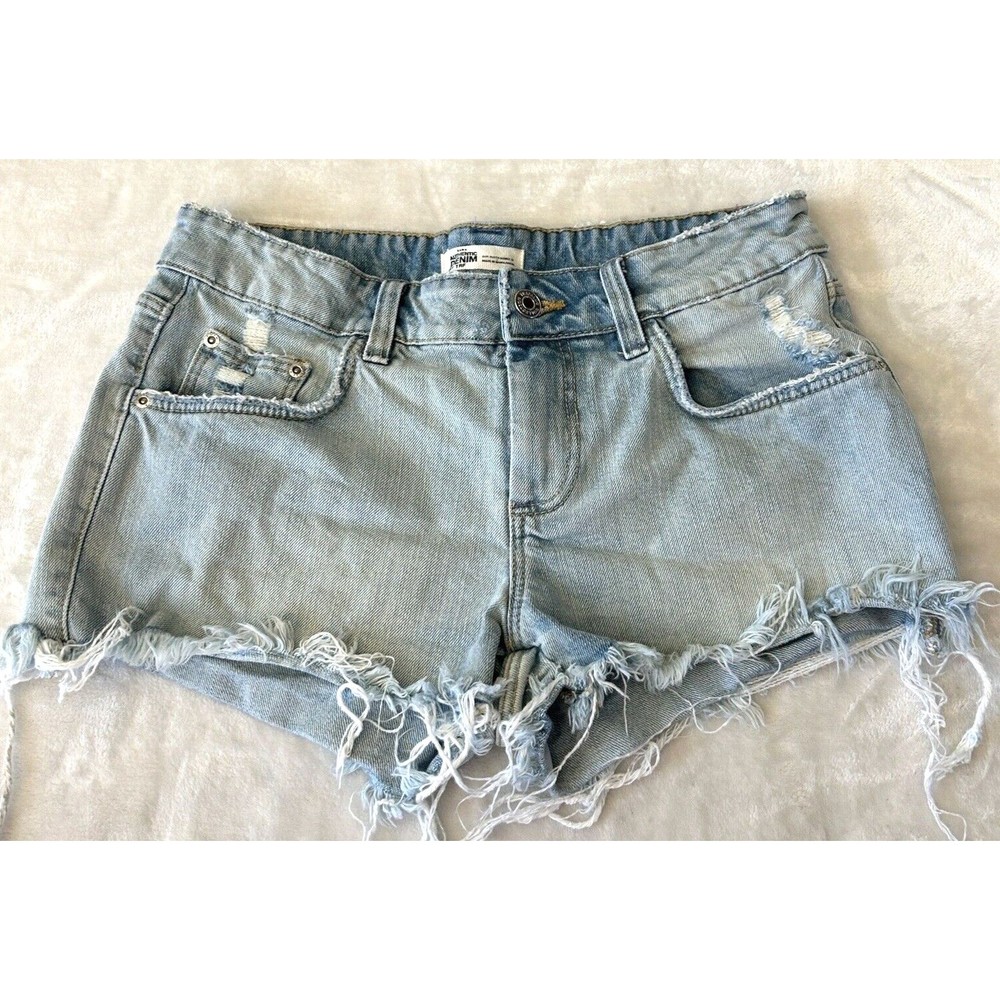 Zara Authentic Denim By TRF Jean Shorts Womens 28x2 Denim Cutoff Bootie Sexy